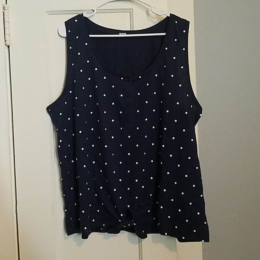 NWT Old Navy Relaxed Tie-front Tank